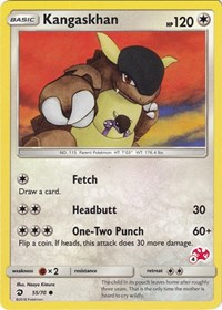 Kangaskhan - 55/70 (#4 Charizard Stamped)