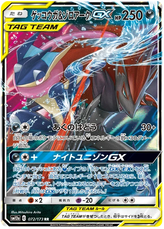 Greninja & Zoroark GX - Tag Team GX All Stars