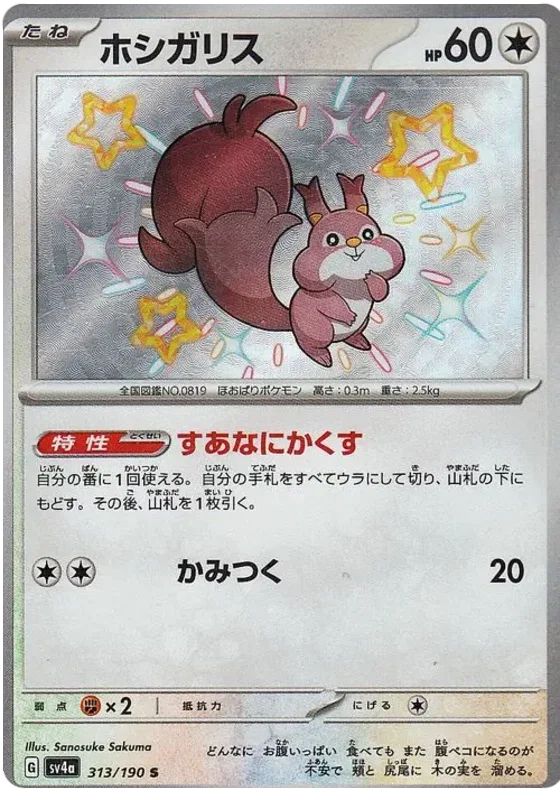 Skwovet - Shiny Treasure ex