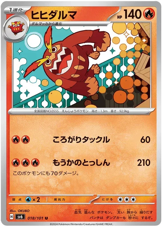 Darmanitan - Transformation Mask