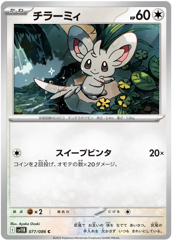 Minccino - Black Bolt