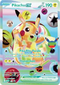 Pikachu ex 30th Celebration