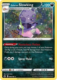 Galarian Slowking (Cosmos Holo)