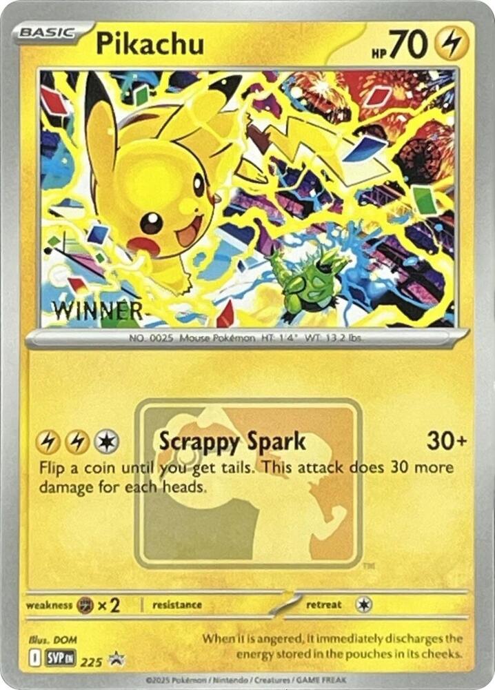 Pikachu - 225 (World Championship 2025) Pikachu - 225 (World Championship 2025) [Winner]