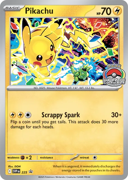 Pikachu - 225 (World Championship 2025)